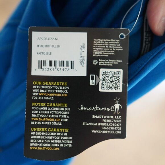 NWT Women's Active Fleece SmartWool TML Light Full-Zip Size M - Picture 4 of 8